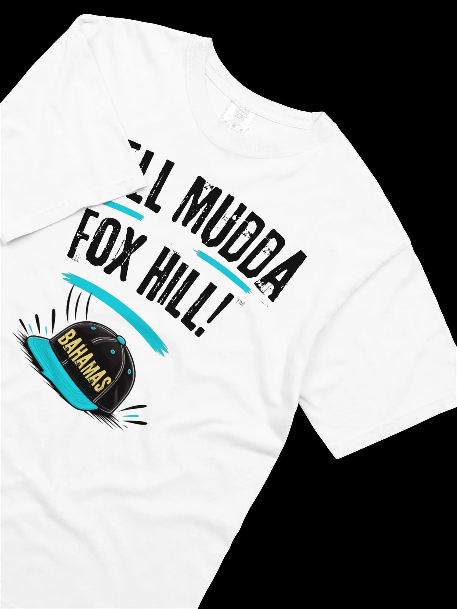 Well Mudda Fox Hill!™ "The Bahamas Cap Tee" (White)