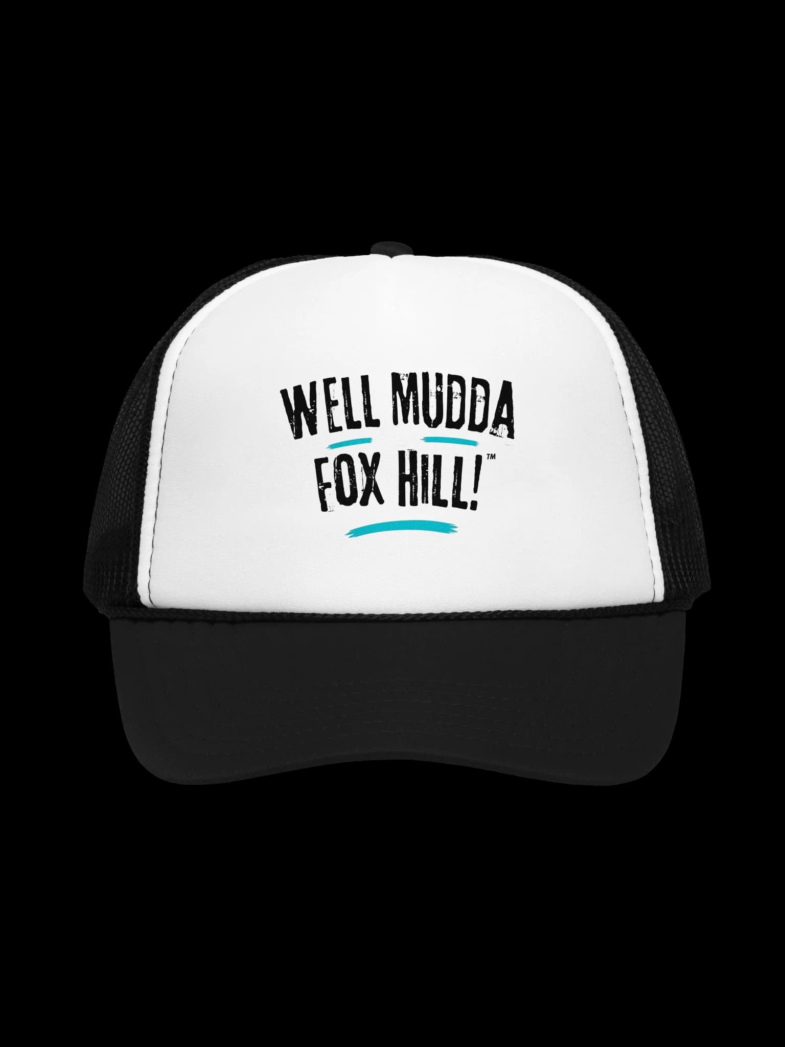 Well Mudda Fox Hill!™ Black Trucker Hat | Bahamian Expression Cap
