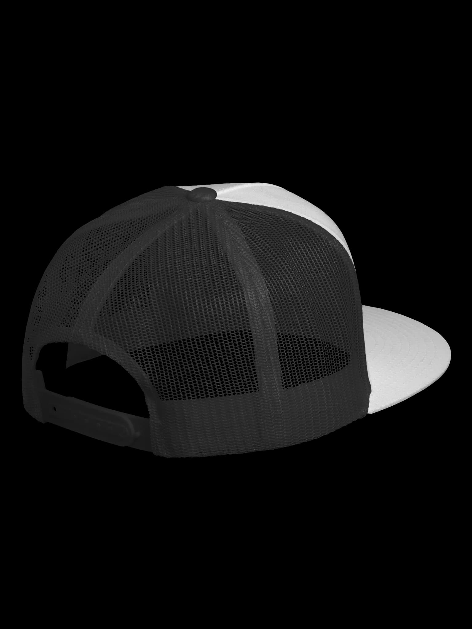 Well Mudda Fox Hill! Trucker Hat — Black & White